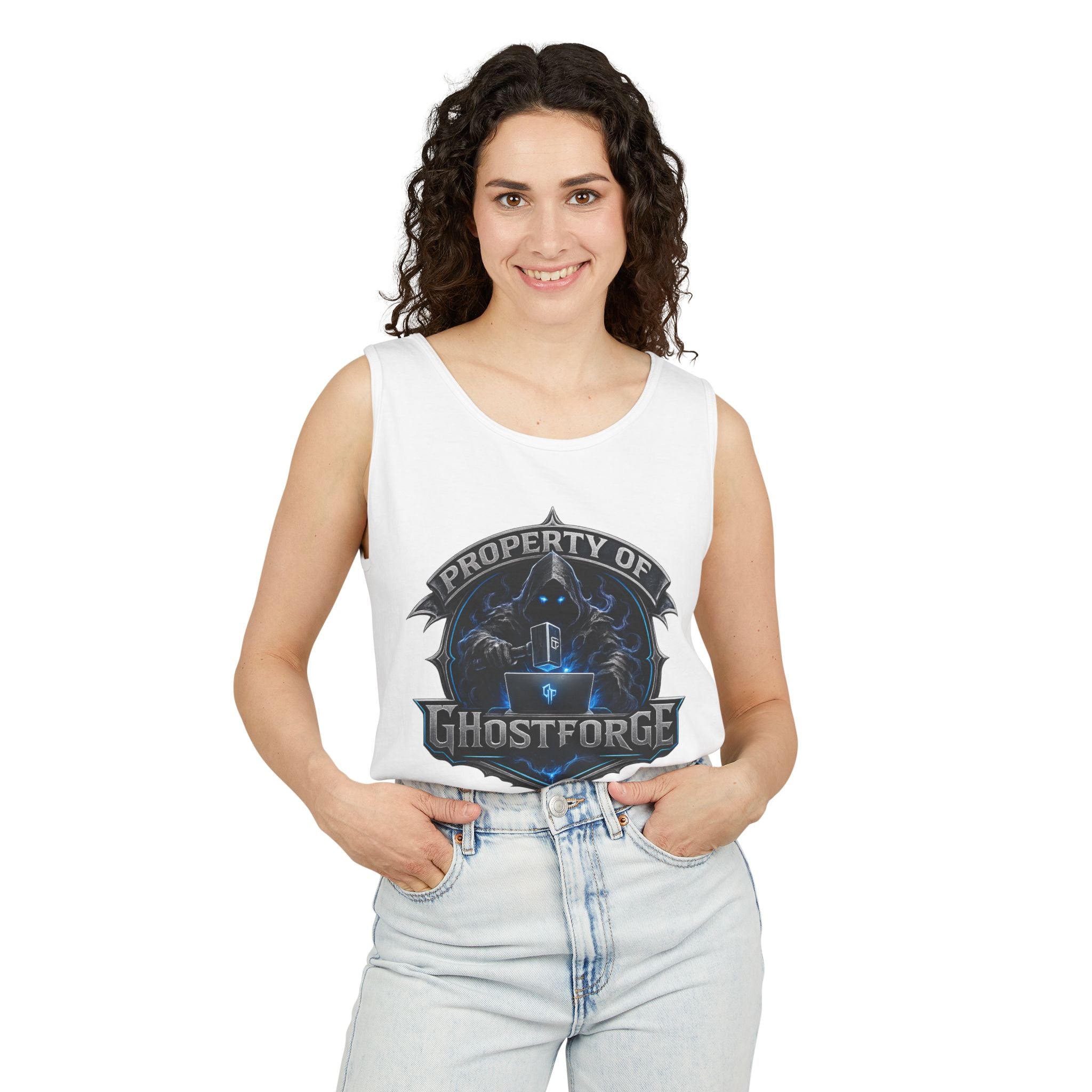 GhostForge Emblem Tank Top — Property of GFShop Logo Tank