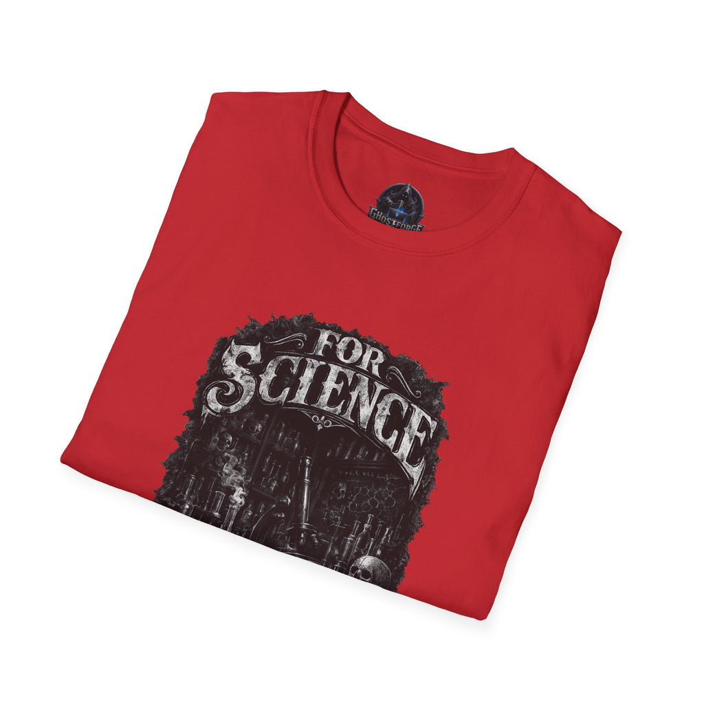 For Science T-Shirt — Dark Vintage Science Graphic Tee