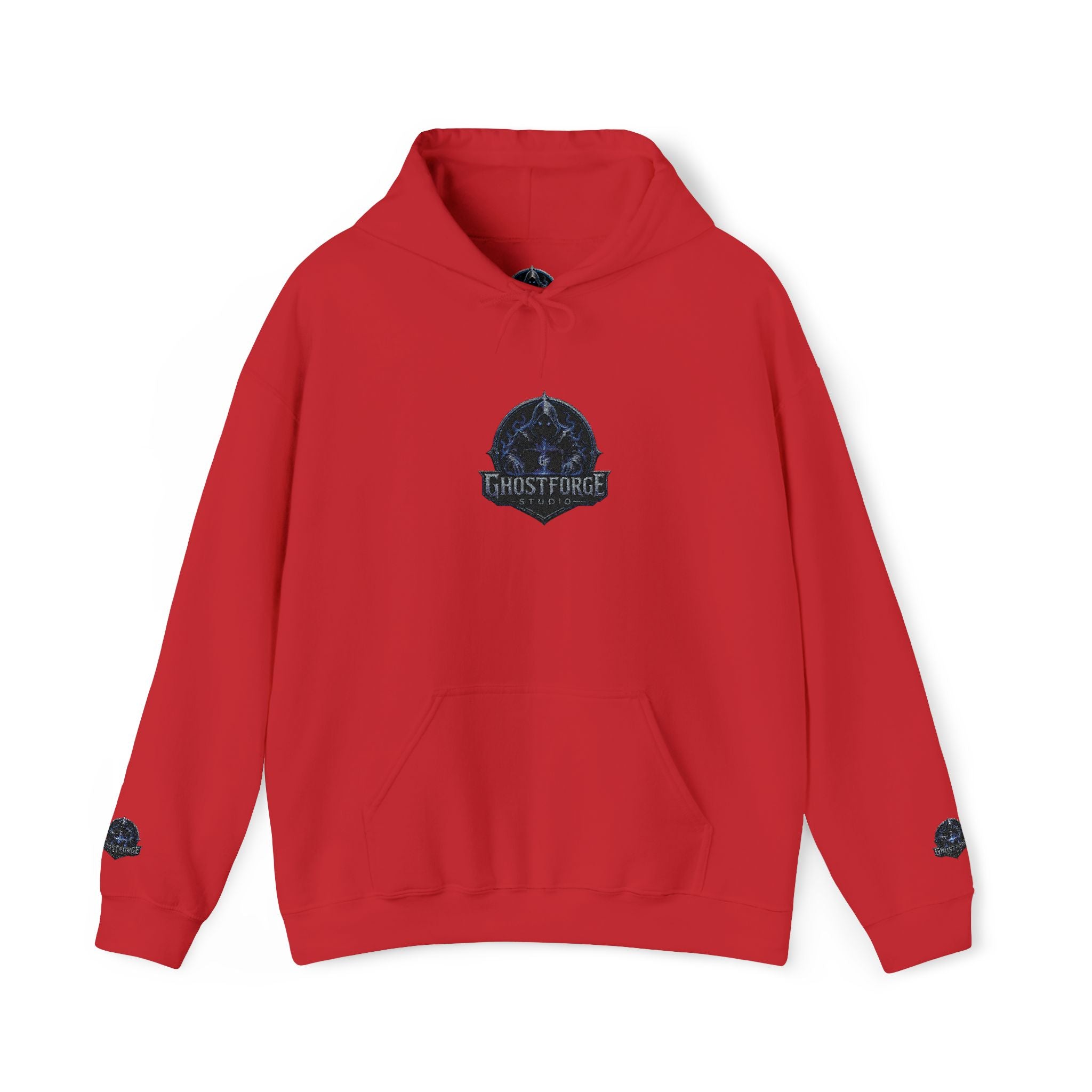 GhostForge Logo Hoodie — Graphic Wraith Hooded Sweatshirt