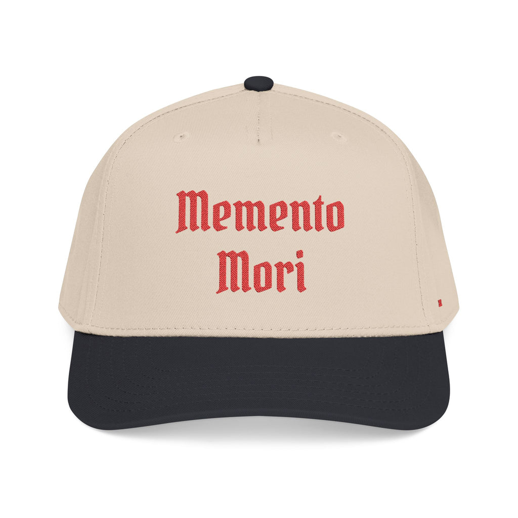 Mid Profile "Memento Mori" Embroidered Baseball Cap