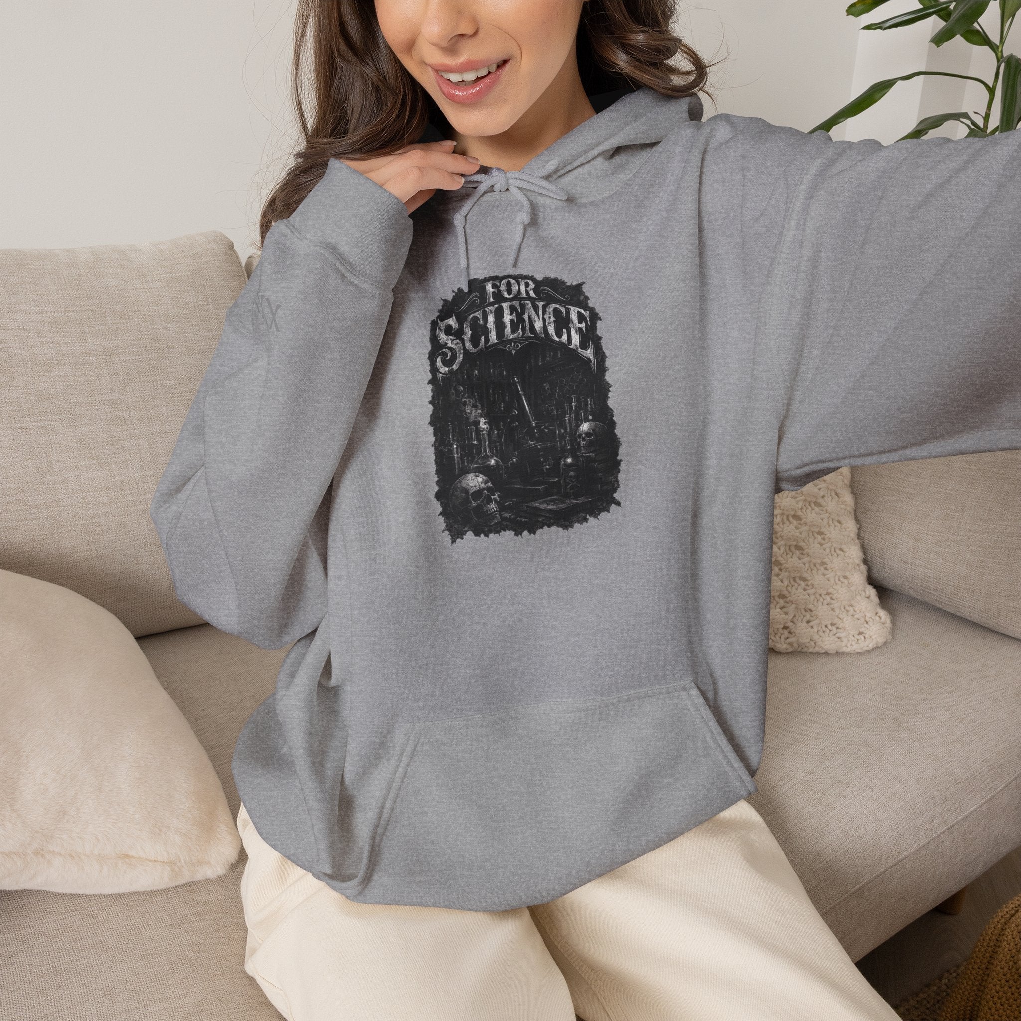For Science Hoodie — Vintage ' FOR SCIENCE' Pullover