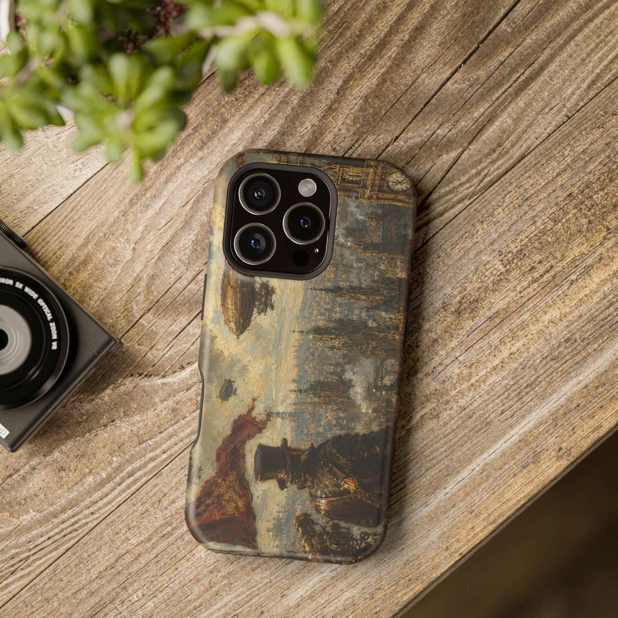 Steampunk Scene Magnetic Impact-Resistant Phone Case