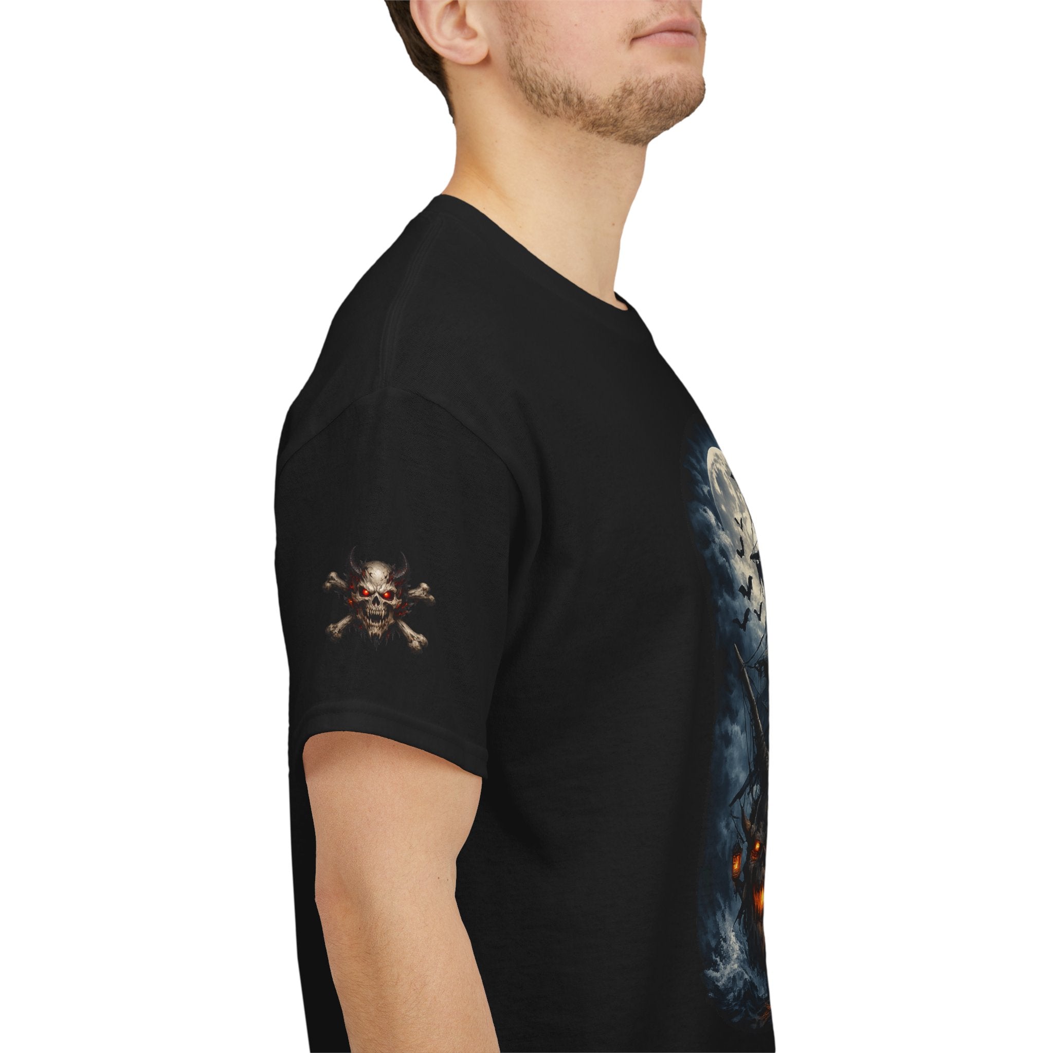 Premium Pirate Tee — Blackhearts Inc. Ghost Ship Graphic T‑Shirt
