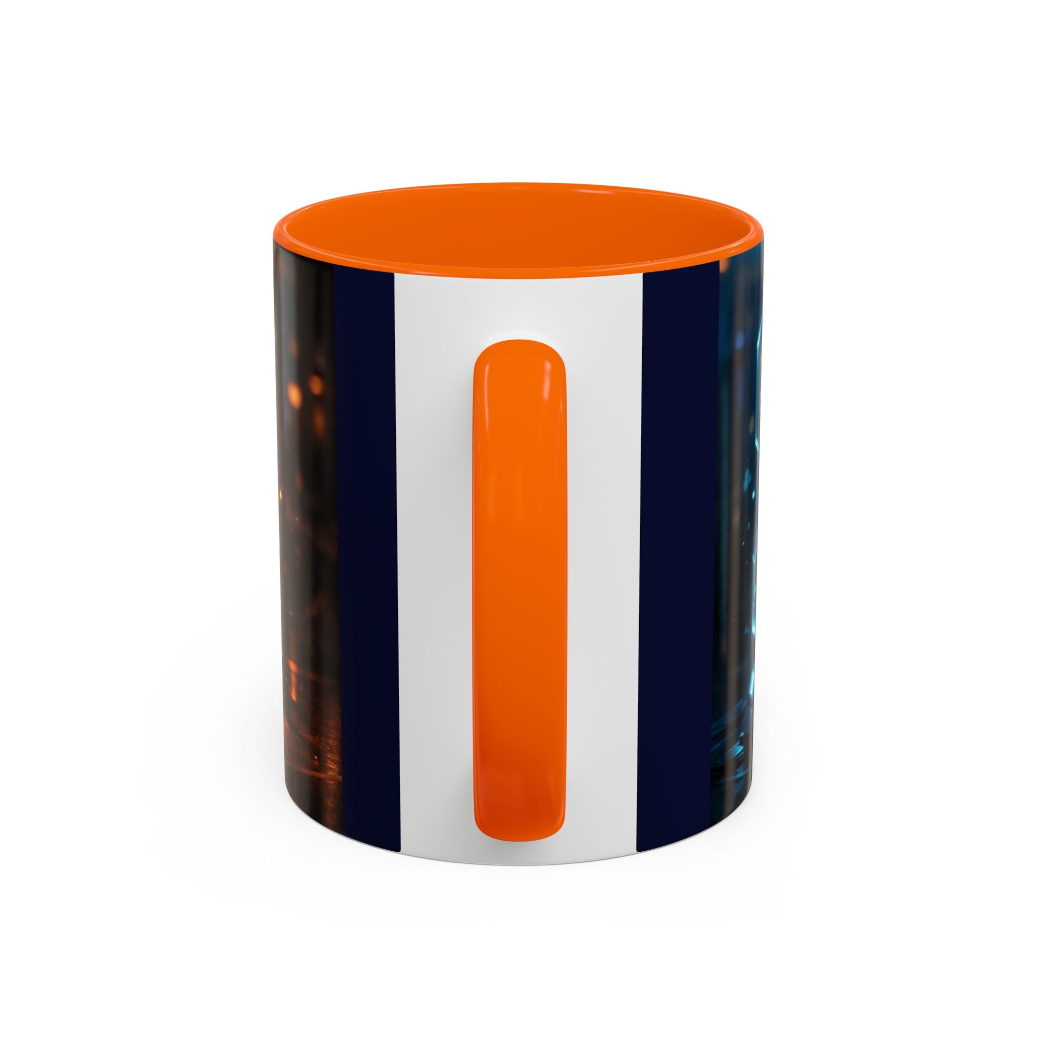 Coffee Mug — Neon Sign “May Contain Whiskey” Accent Mug (11/15 oz)