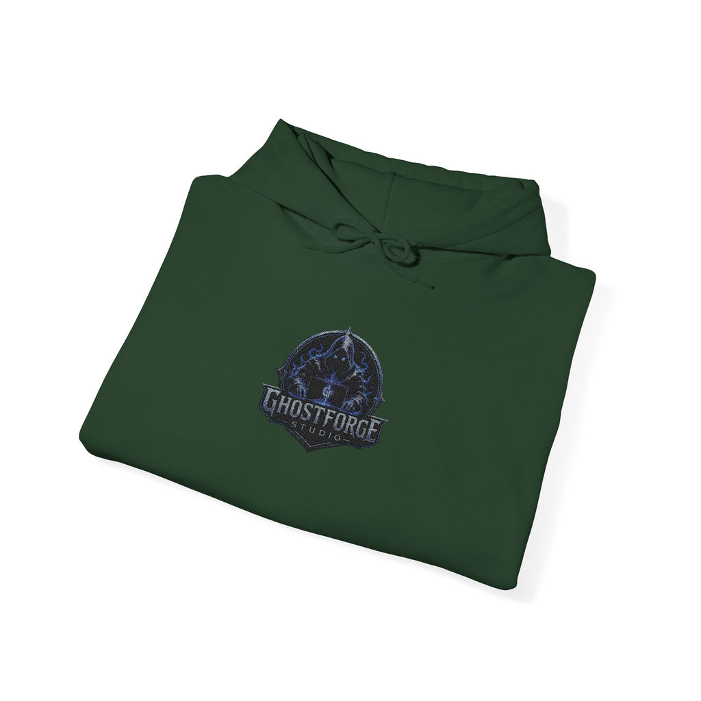 GhostForge Logo Hoodie — Graphic Wraith Hooded Sweatshirt