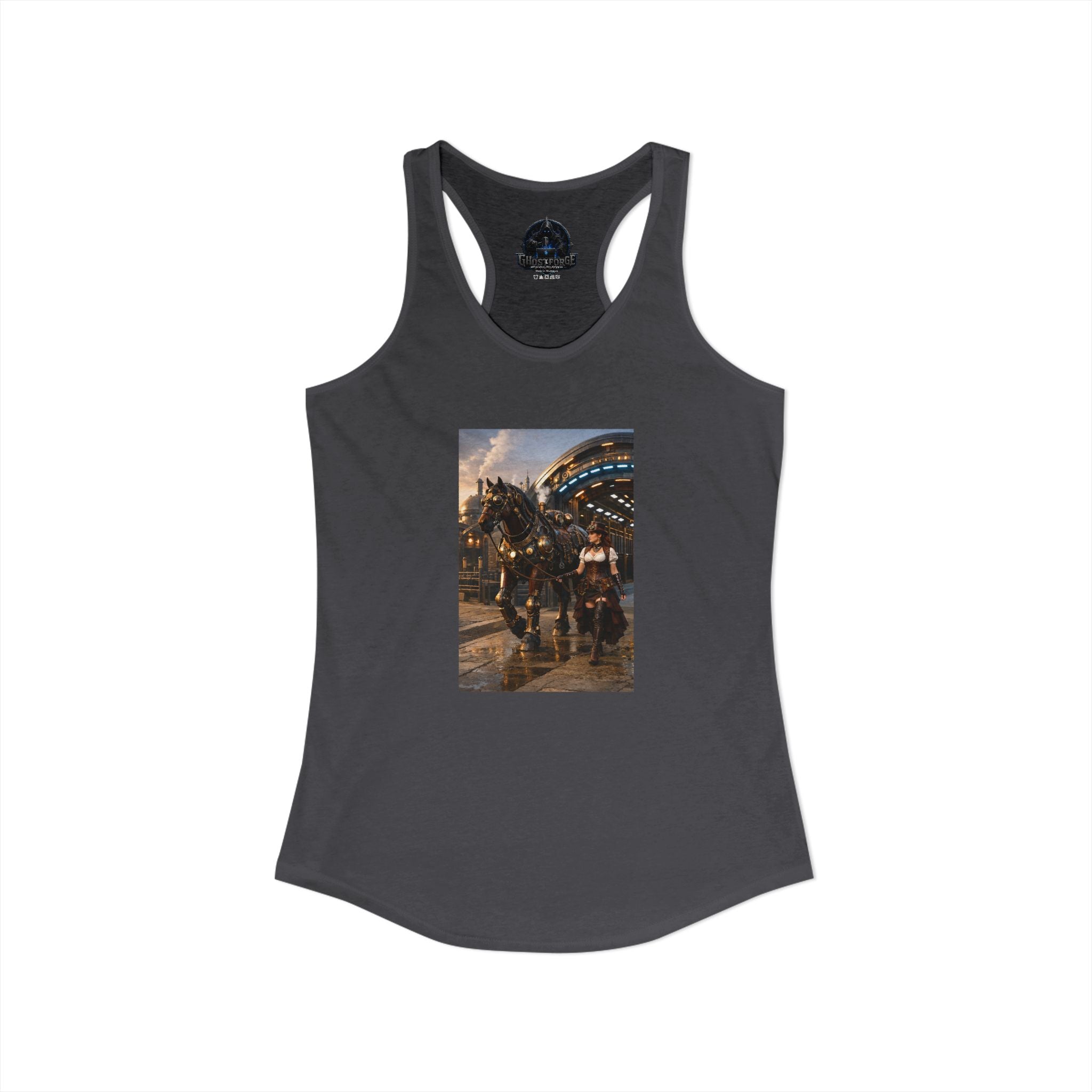 Women's Steampunk Racerback Tank