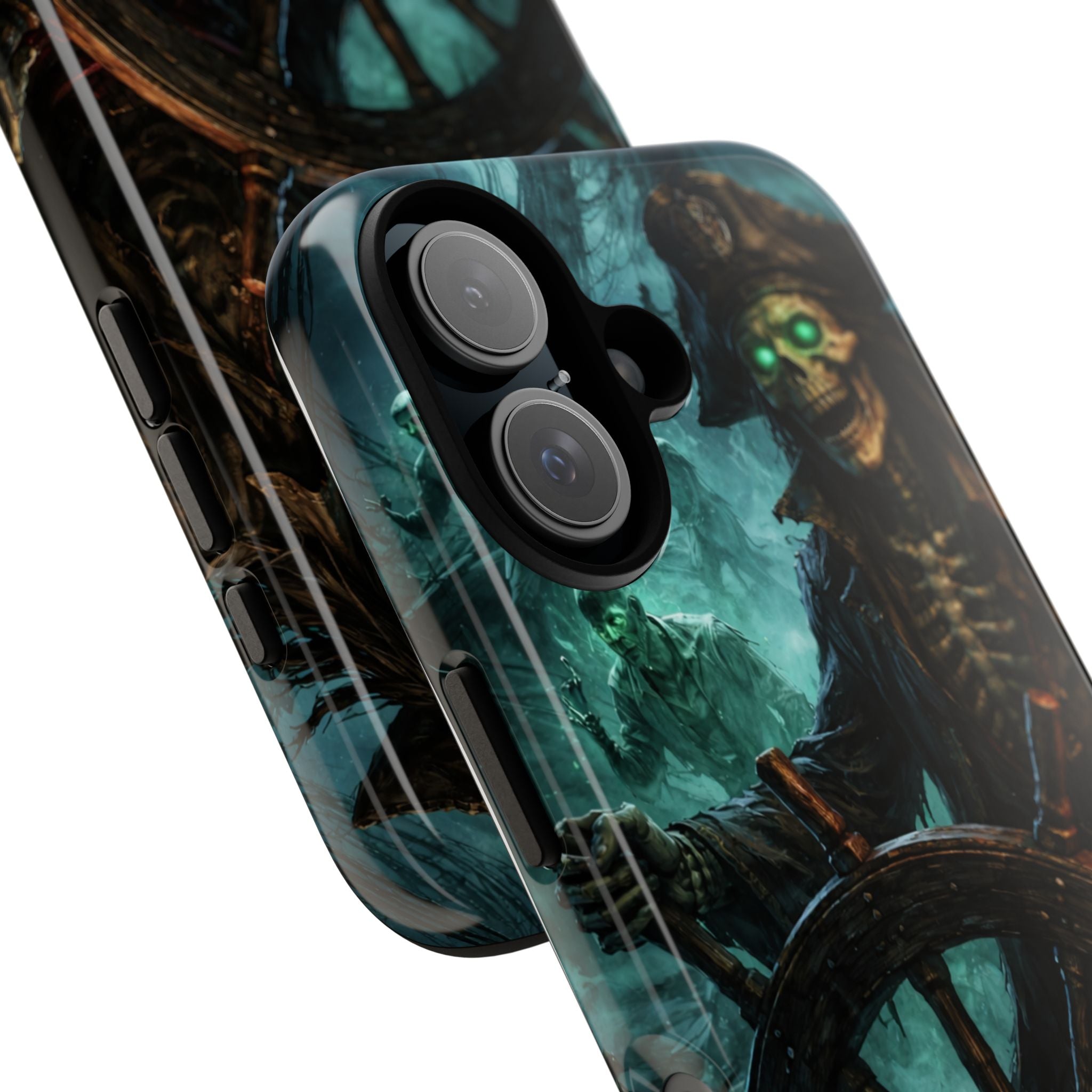 Pirate Skeleton Phone Case — Haunted Ship Captain iPhone Cover