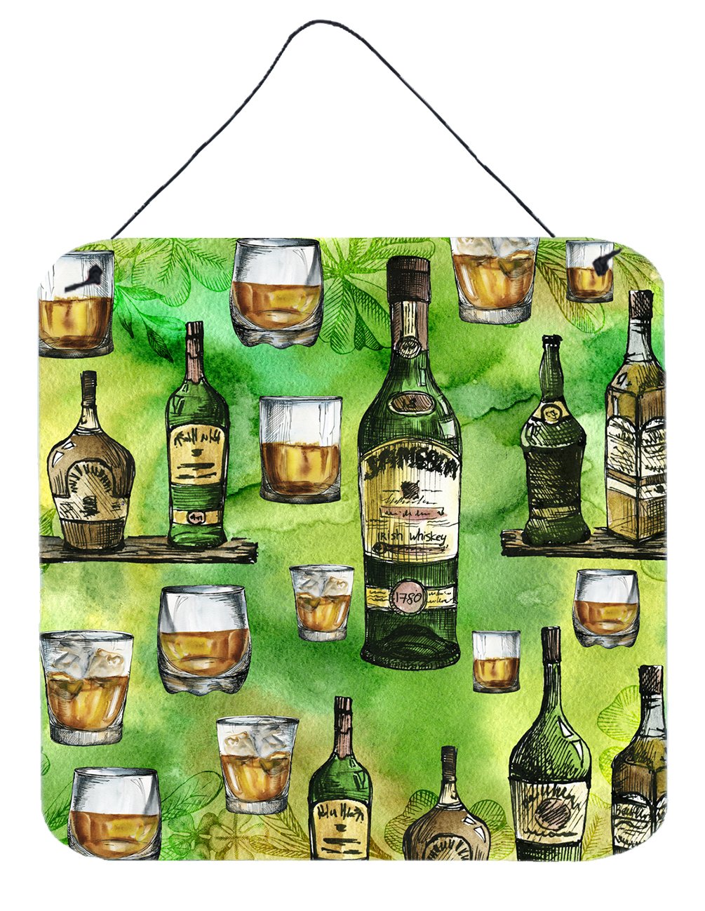 Irish Whiskey Wall or Door Hanging Prints BB5757DS66