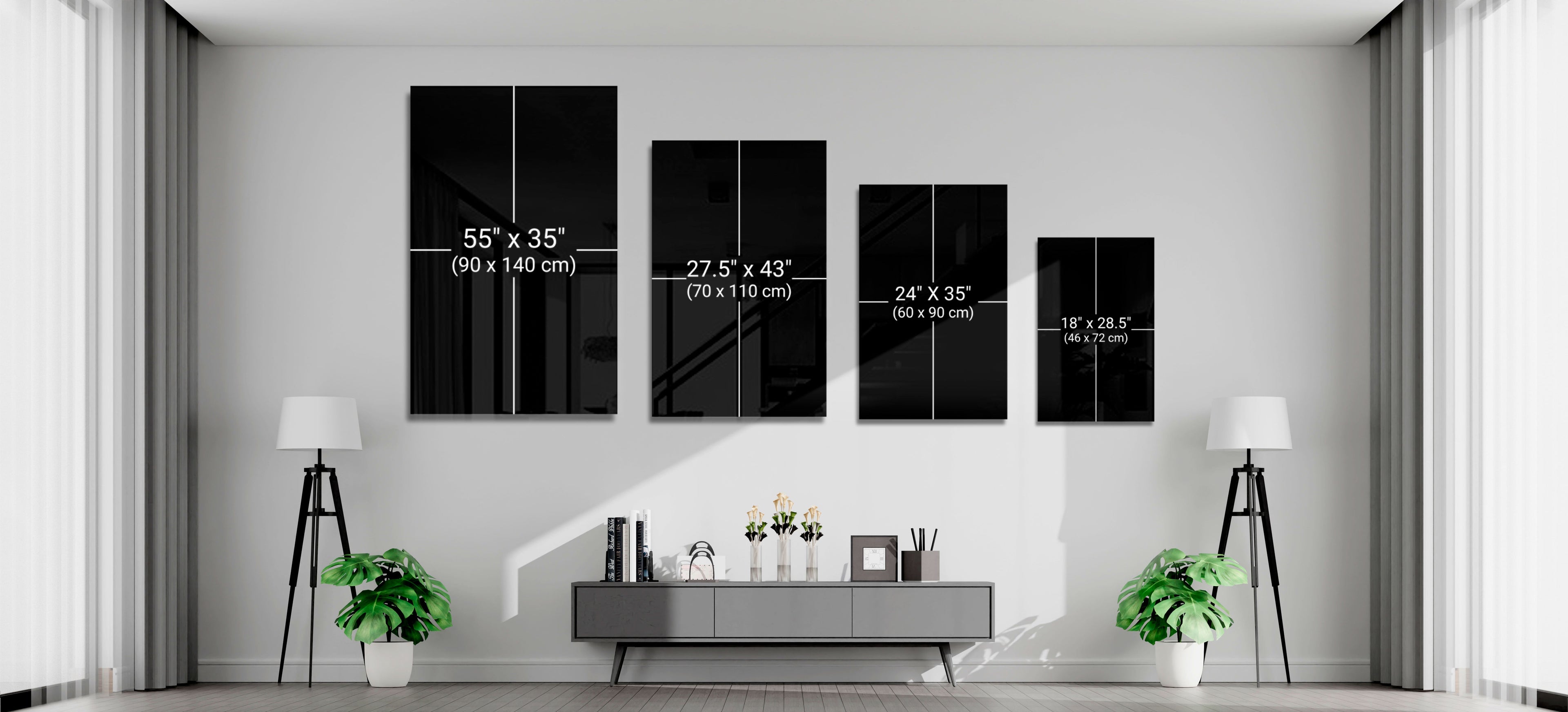 Kratos Glass Wall Art || Designer Collection